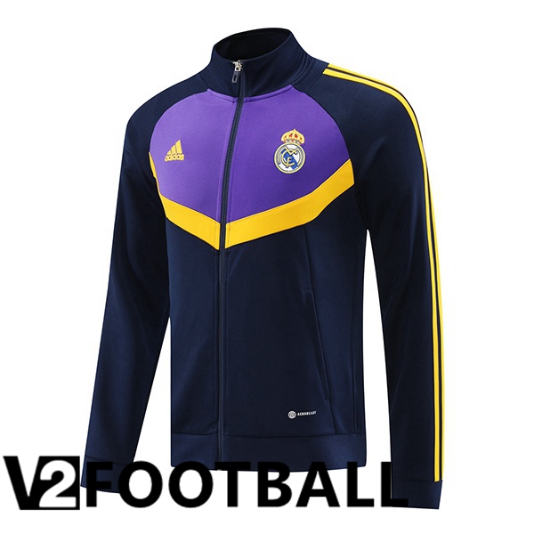 Real Madrid Training Jacket Blue Royal Purple 2024/2025