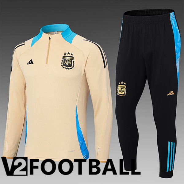 Argentina Kids kit Training TracksuitYellow 2024/2025