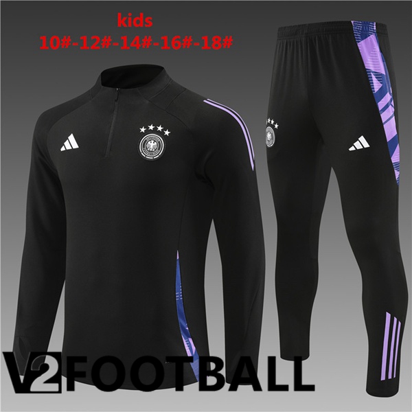 Germany Kids kit Training TracksuitBlack 2024/2025