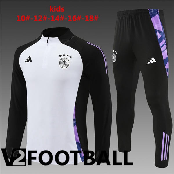 Germany Kids kit Training TracksuitWhite 2024/2025