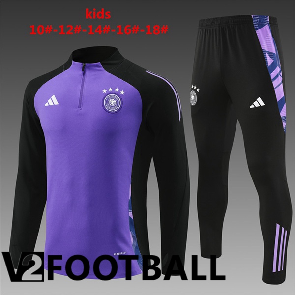 Germany Kids kit Training TracksuitPurple 2024/2025