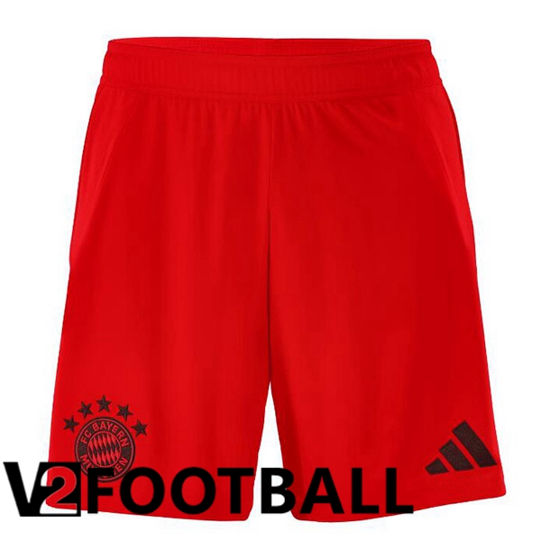 Bayern Munich Home Soccer Shorts Red 2024/2025