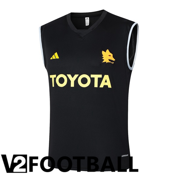 AS Roma Soccer Vest Black 2024/2025