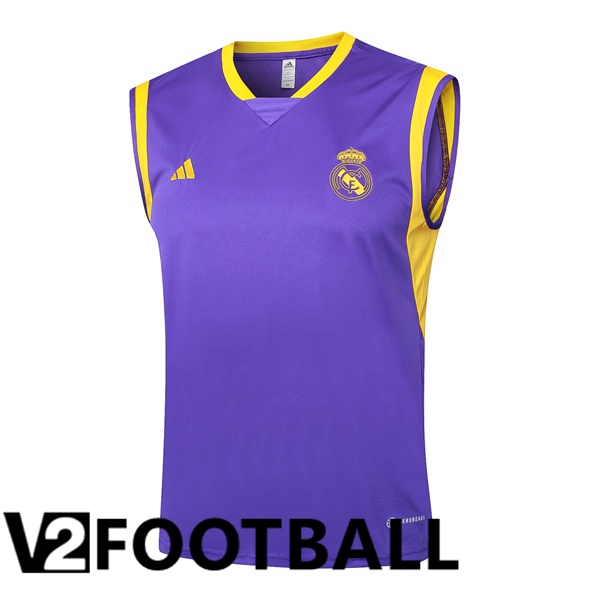 Real Madrid Soccer Vest Purple 2024/2025