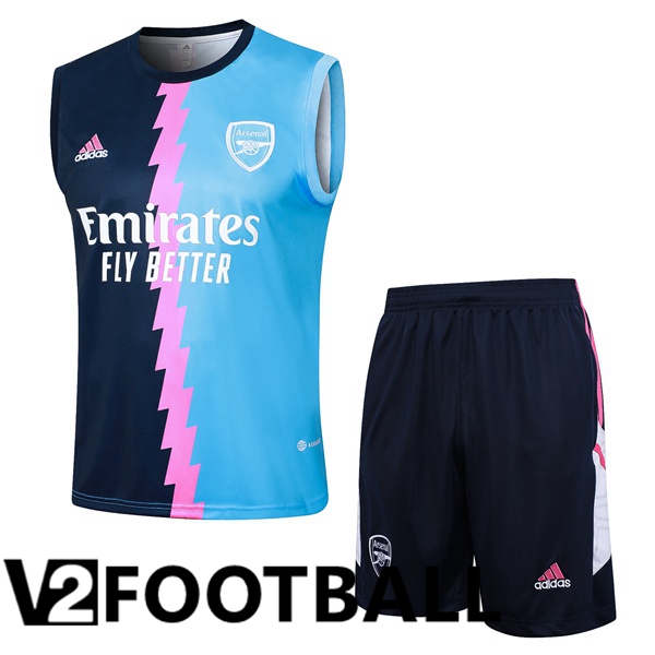 Arsenal Soccer Vest + Shorts Blue 2024/2025