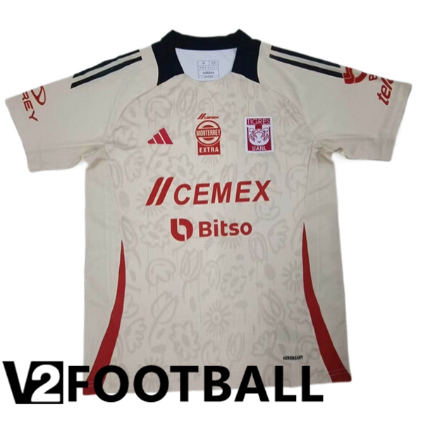 Tigres UANL Soccer Shirt Special Edition Beige 2024/2025