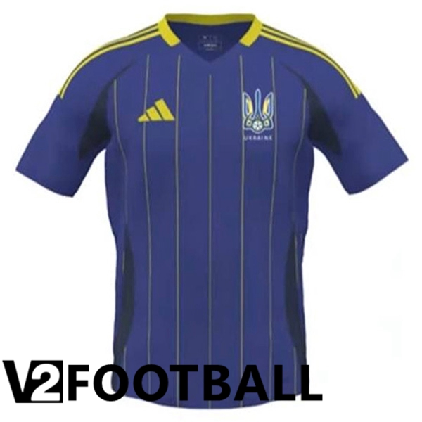 Ukraine Away Soccer Shirt UEFA Euro 2024