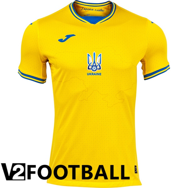 Ukraine Home Soccer Shirt UEFA Euro 2024