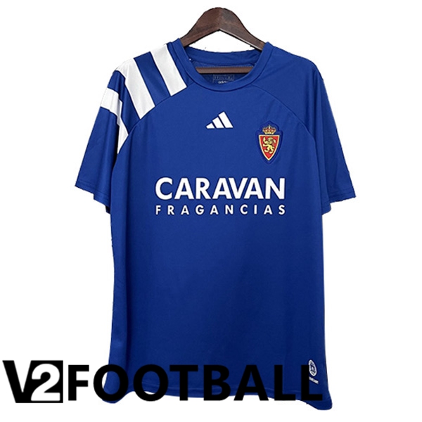 Real Zaragoza Retro Home Soccer Shirt 1992/1993