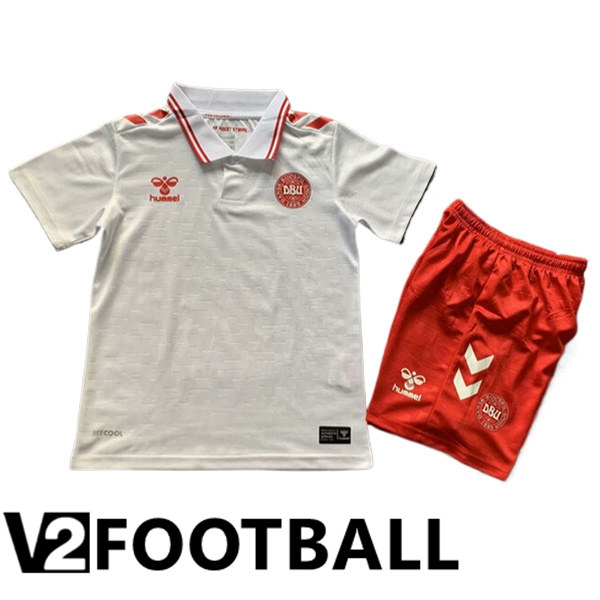 Denmark Kids Away Soccer Shirt 2024/2025