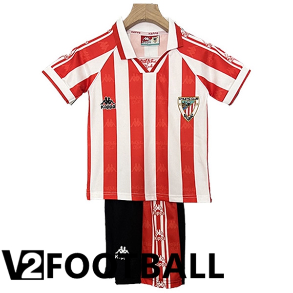 Athletic Bilbao Retro Kids Home Soccer Shirt 1995/1997