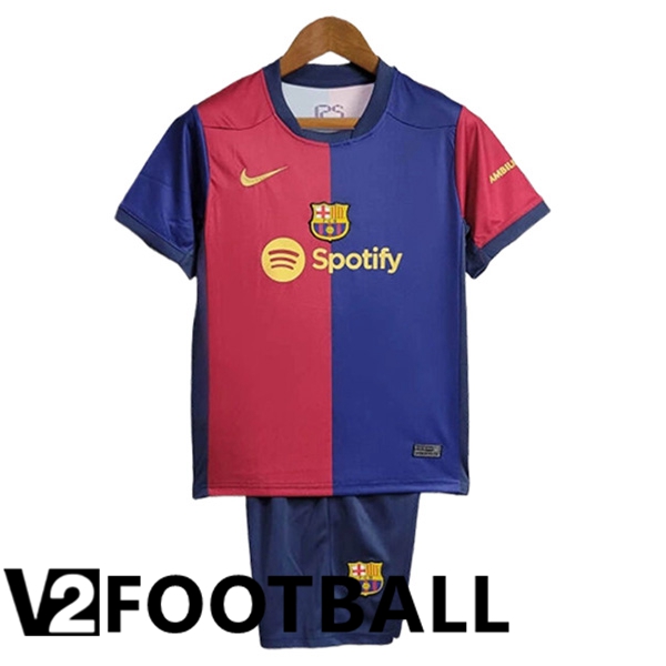 Barcelona Kids Home Soccer Shirt 2024/2025