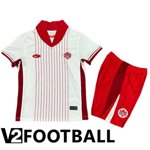 Canada Kids Away Soccer Shirt 2024/2025