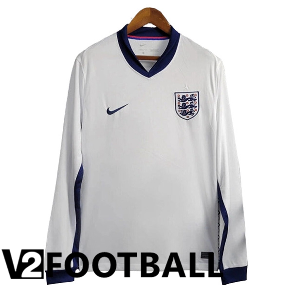 England Home Soccer Shirt Long Sleeve 2024/2025