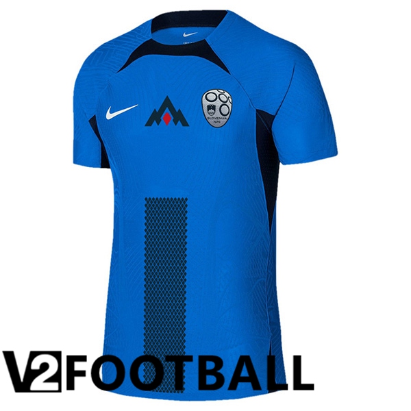 Slovenia Away Soccer Shirt UEFA Euro 2024
