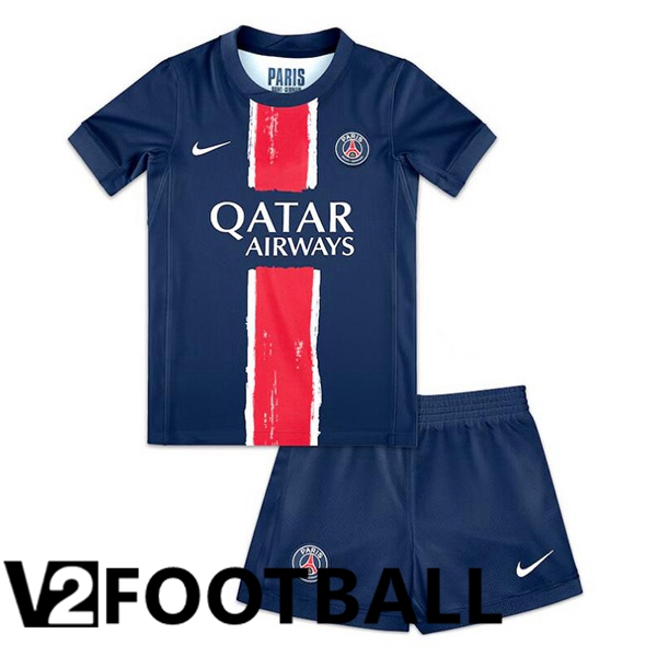 Paris PSG Kids Home Soccer Shirt Blue Royal 2024/2025