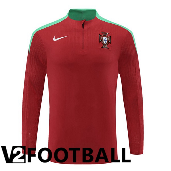 Portugal Training Sweatshirt Red 2024/2025