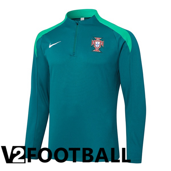 Portugal Training Sweatshirt Green 2024/2025