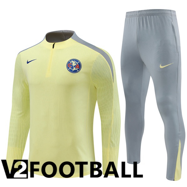 Club America kit Training Tracksuit Yellow 2024/2025