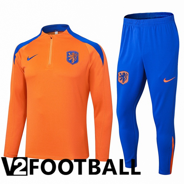 Netherlands kit Training Tracksuit Orange 2024/2025