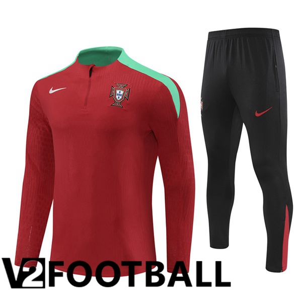 Portugal kit Training Tracksuit Red 2024/2025