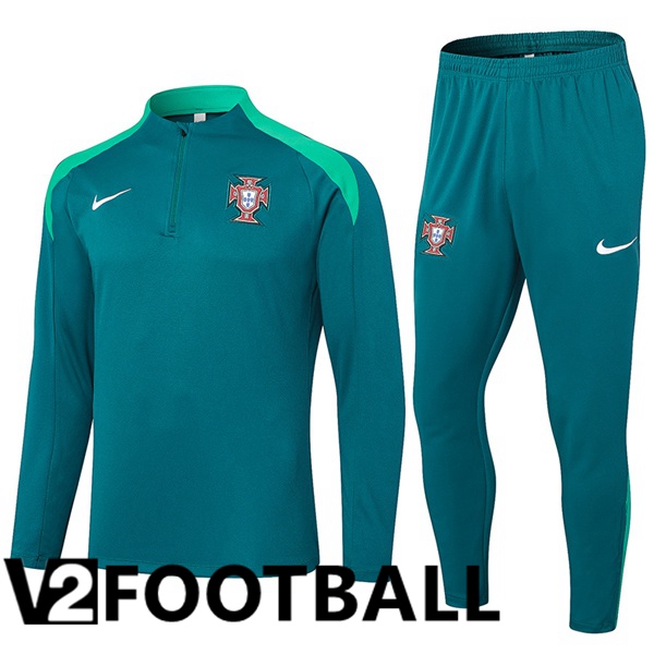 Portugal kit Training Tracksuit Green 2024/2025