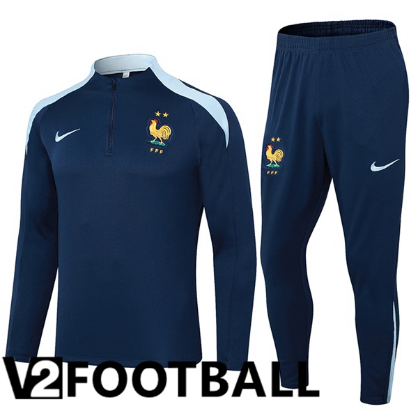 France kit Training Tracksuit Blue Royal 2024/2025
