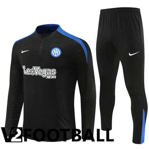 Inter Milan kit Training Tracksuit Black 2024/2025