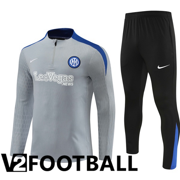 Inter Milan kit Training Tracksuit Grey 2024/2025