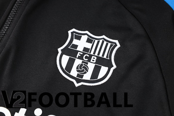 FC Barcelona Training Tracksuit Sweatshirt Hoodie Black 2024/2025
