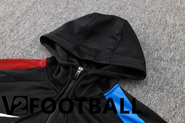 FC Barcelona Training Tracksuit Sweatshirt Hoodie Black 2024/2025