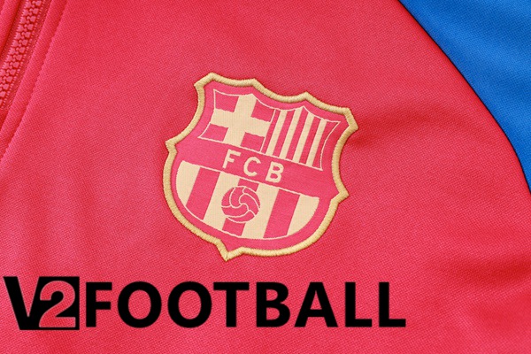 FC Barcelona Training Tracksuit Sweatshirt Hoodie Red 2024/2025