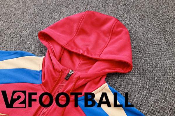 FC Barcelona Training Tracksuit Sweatshirt Hoodie Red 2024/2025