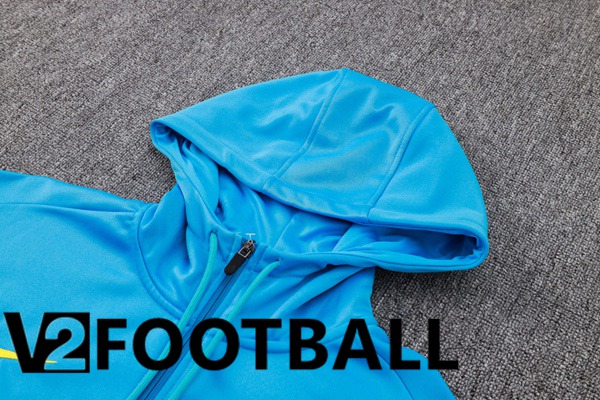 Brazil Training Tracksuit - Windbreaker Blue 2024/2025