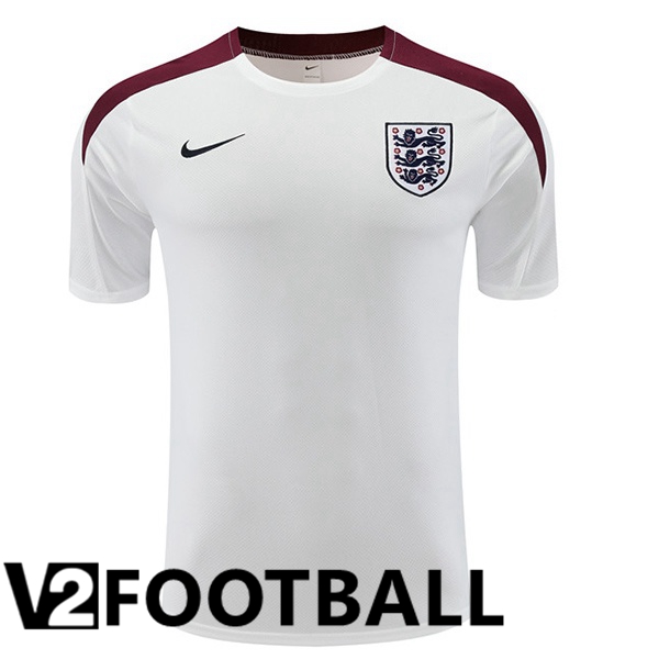 England Training T Shirt White 2024/2025