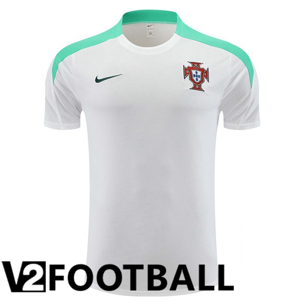 Portugal Training T Shirt White 2024/2025