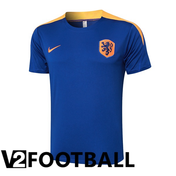 Netherlands Training T Shirt Blue Royal 2024/2025