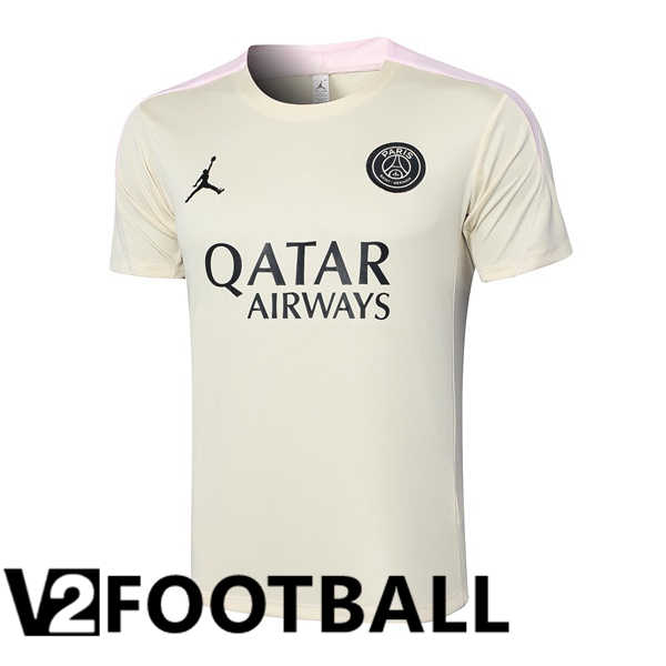 Paris PSG Training T Shirt Yellow 2024/2025