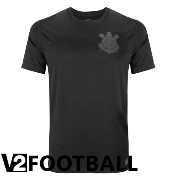 Corinthians Away Soccer Shirt Black 2024/2025