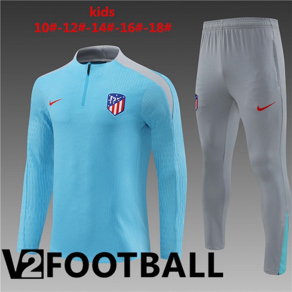 Atletico Madrid Kids kit Training TracksuitBlue 2024/2025