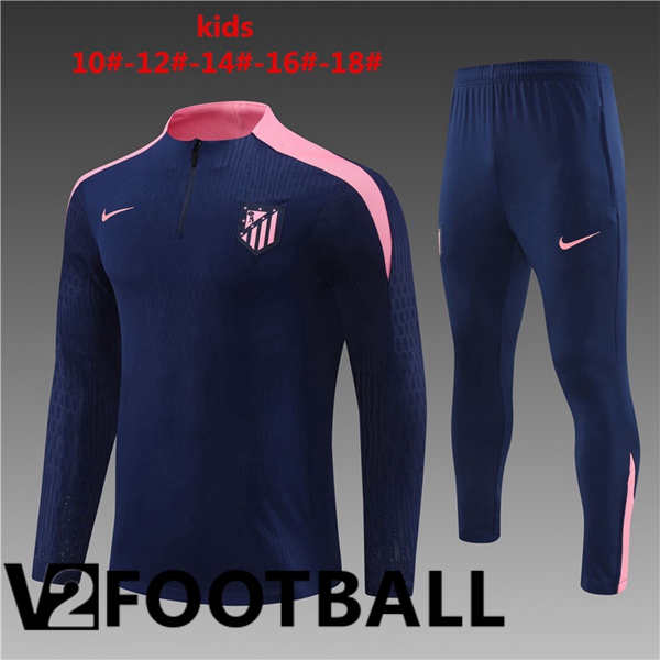 Atletico Madrid Kids kit Training TracksuitBlue Royal 2024/2025