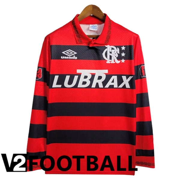 Flamengo Retro Home Soccer Shirt Long Sleeve 1994/1995