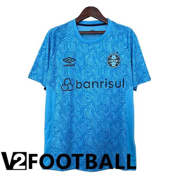 Gremio Goalkeeper Soccer Shirt Blue 2024/2025
