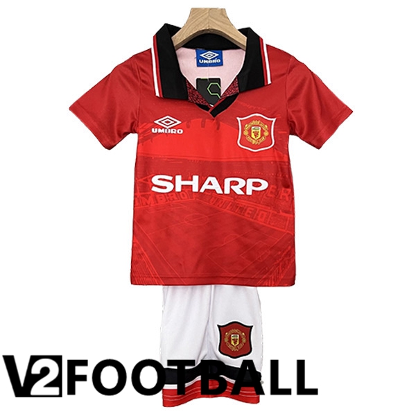 Manchester United Retro Kids Home Soccer Shirt 1994/1996