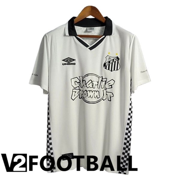 Santos FC Soccer Shirt Special Edition White 2024/2025