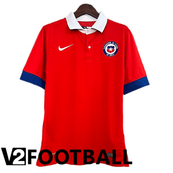 Chili Retro Home Soccer Shirt Red 2015-2016