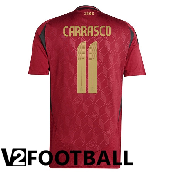 Belgium (CARRASCO 11) Home Soccer Shirt 2024/2025