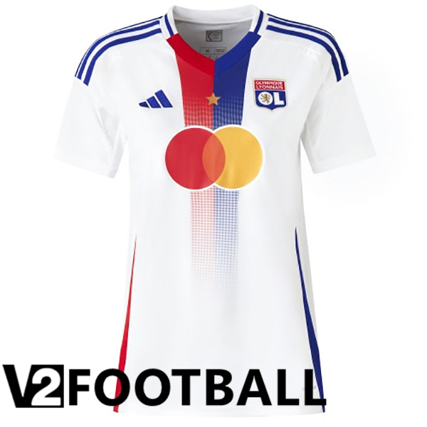 lyon Women Home New Soccer Shirt 2024/2025