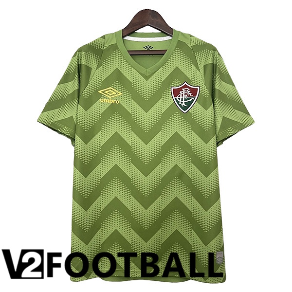 Fluminense Soccer Shirt Goalkeeper Soccer Shirt Green 2024/2025