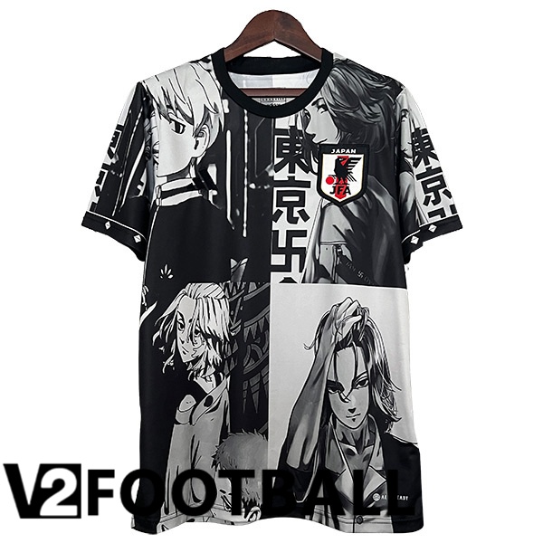 Japan Special Edition Soccer Shirt Black/Grey 2024/2025